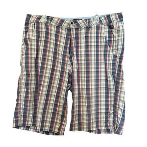 Buffalo David Bitton Plaid Shorts 38 Casual‎ Outdoor Wear Madras Golf Preppy Dad